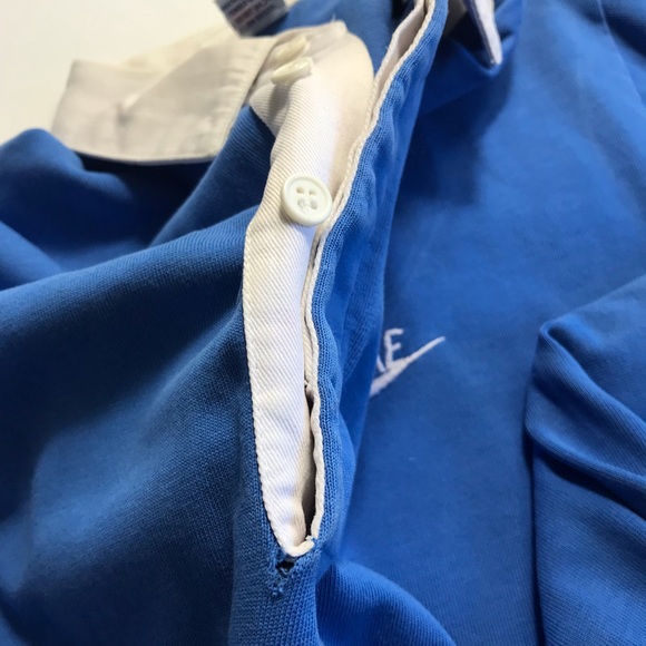 70s vintage single stitch nike long sleeve button shirt size large - Picture 2 of 9